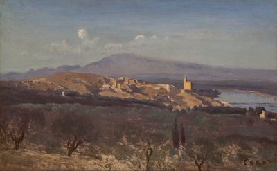 Villeneuve-les-Avignon da Jean Baptiste Camille Corot